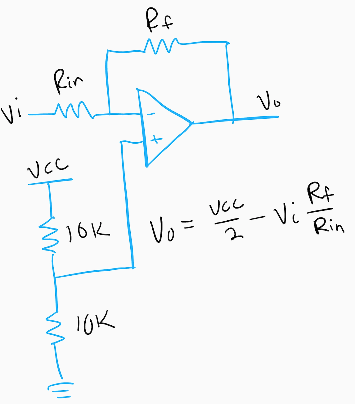 Centered Amp Circuit